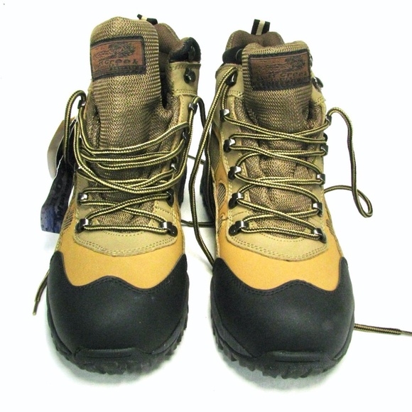 Mens Bluff Creek Work Boots Steel Toe Tan Black Waterproof Size 12 With Tags main image 8